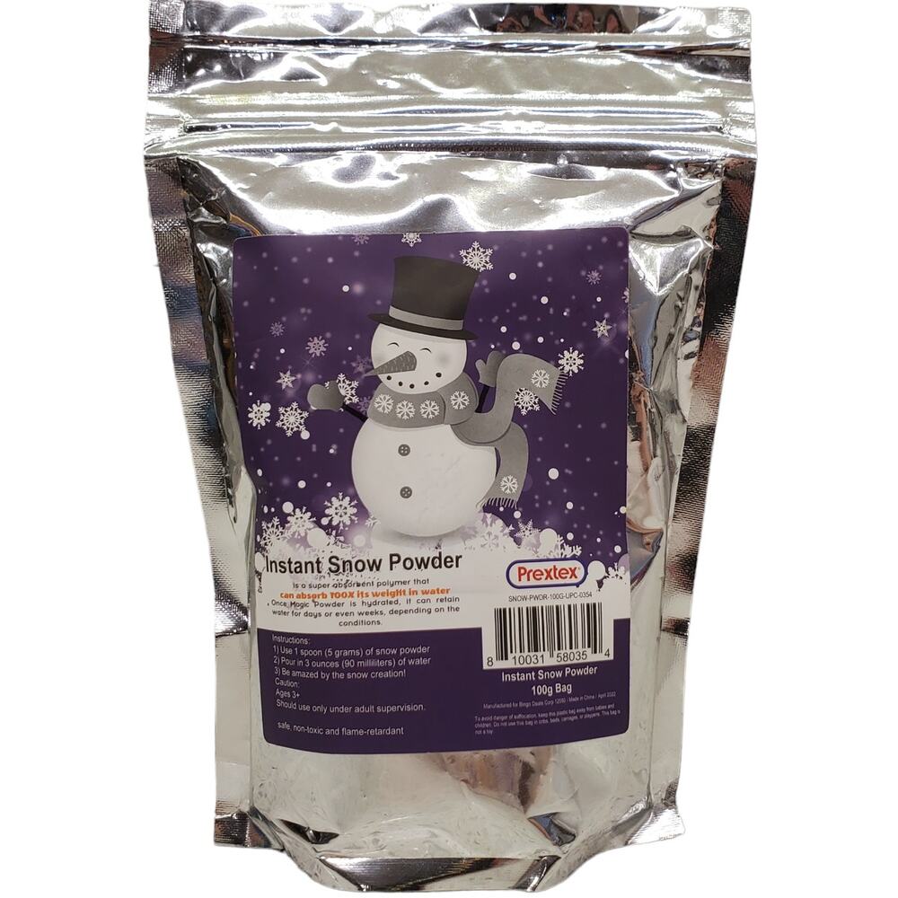 Instant Snow Powder Prextex Artificial Snow Winter Decoration Village Displays